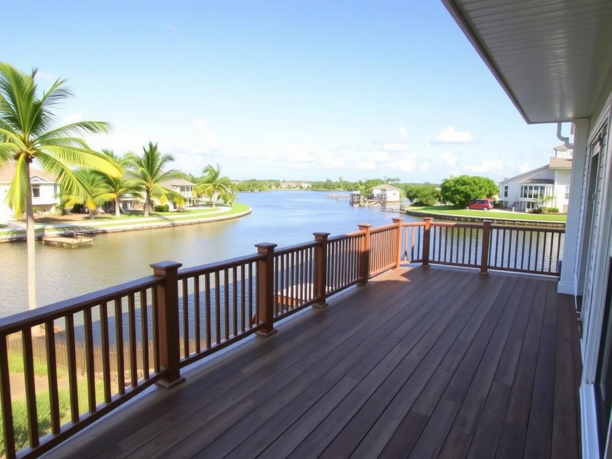 Custom composite deck