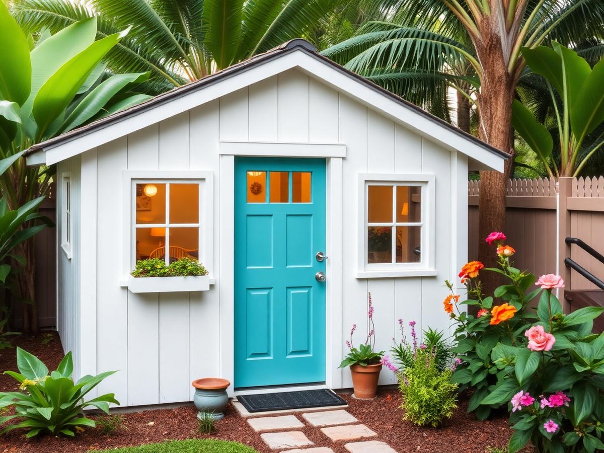 White she shed